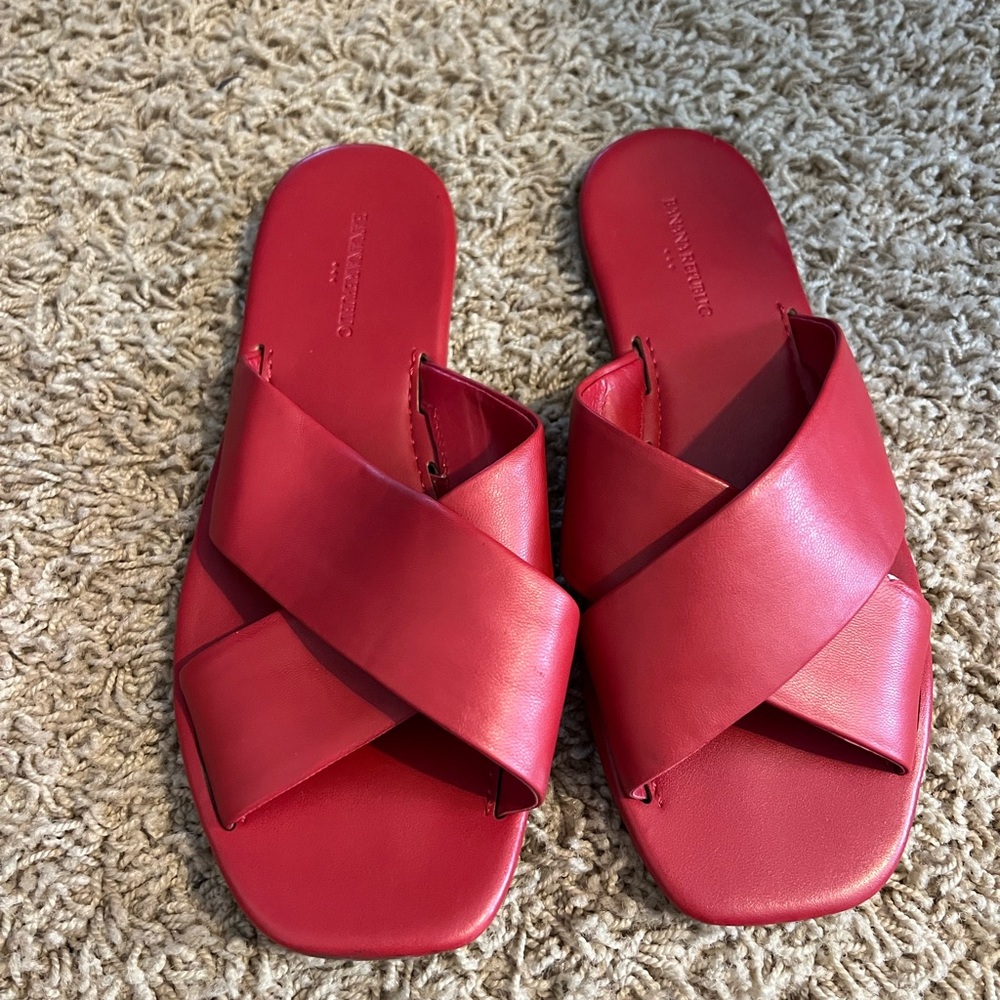 Banana Republic Bold Red Women's Sandals